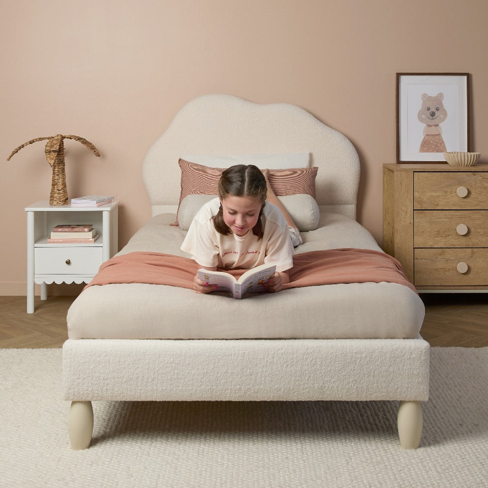 Cosy Cloud King Single Bed - Ivory