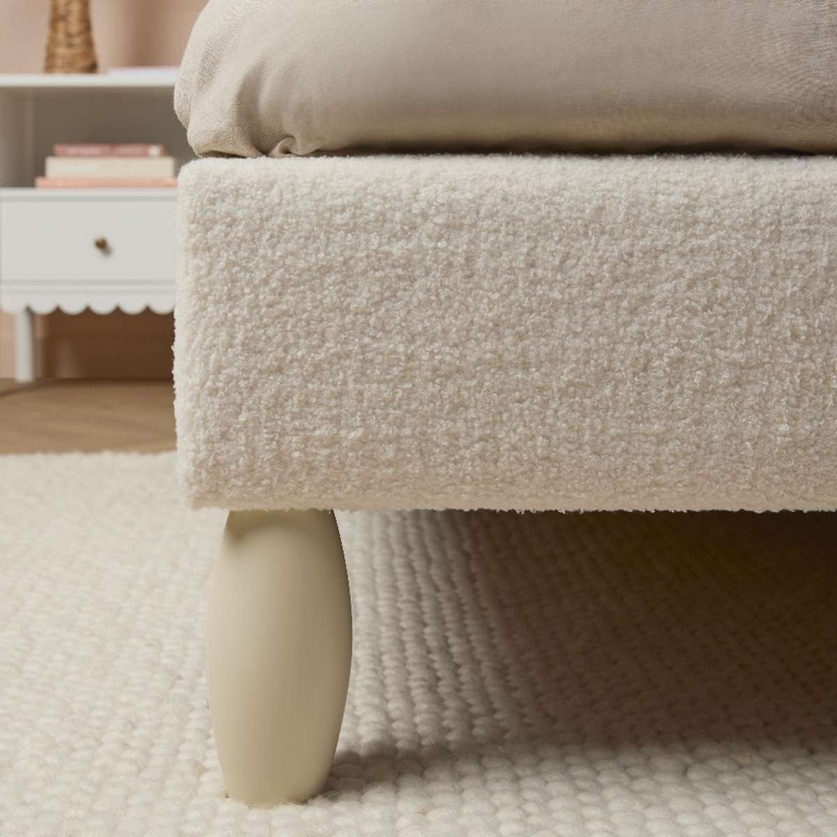 Cosy Cloud King Single Bed - Ivory