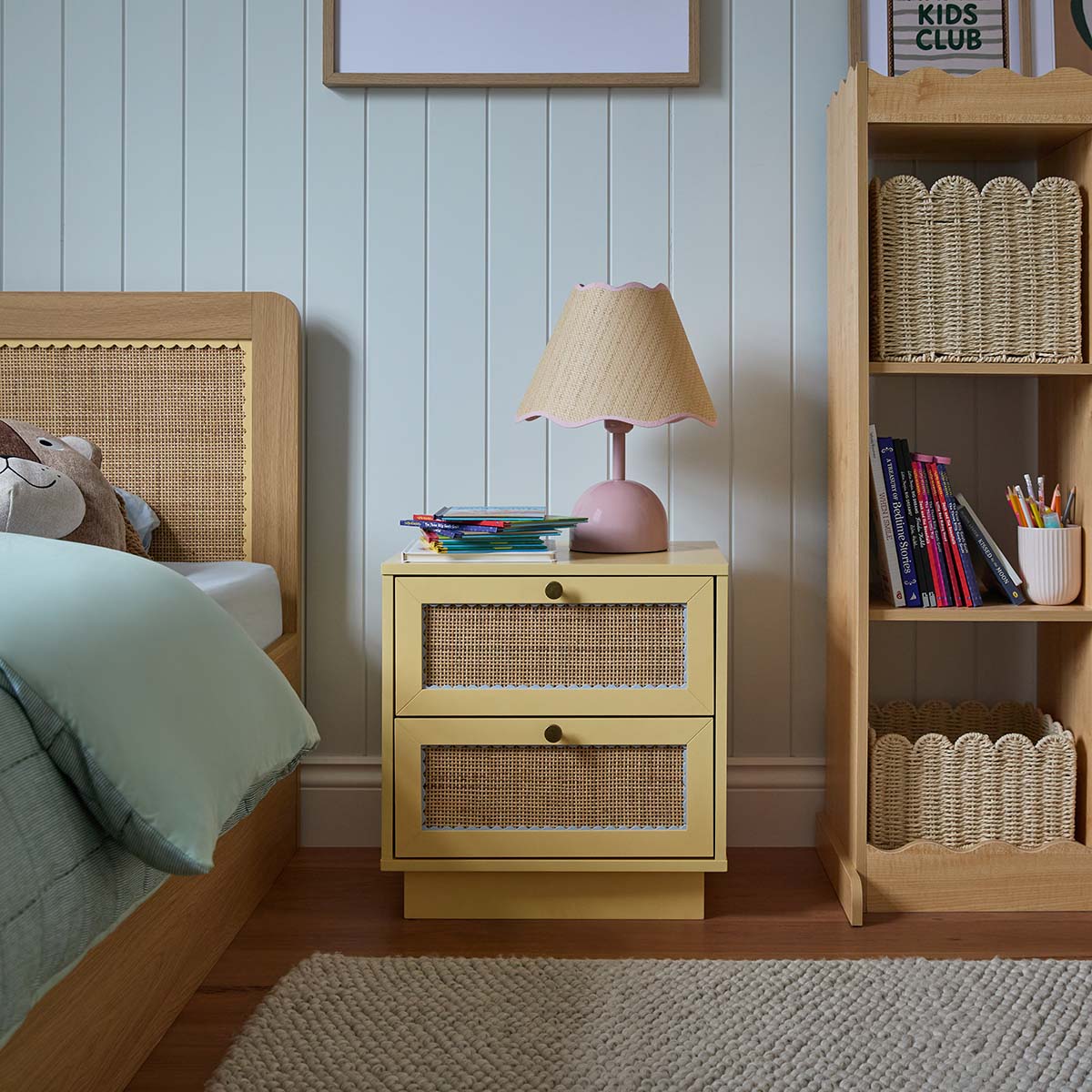 Bonnie Bedside Table - Buttermilk