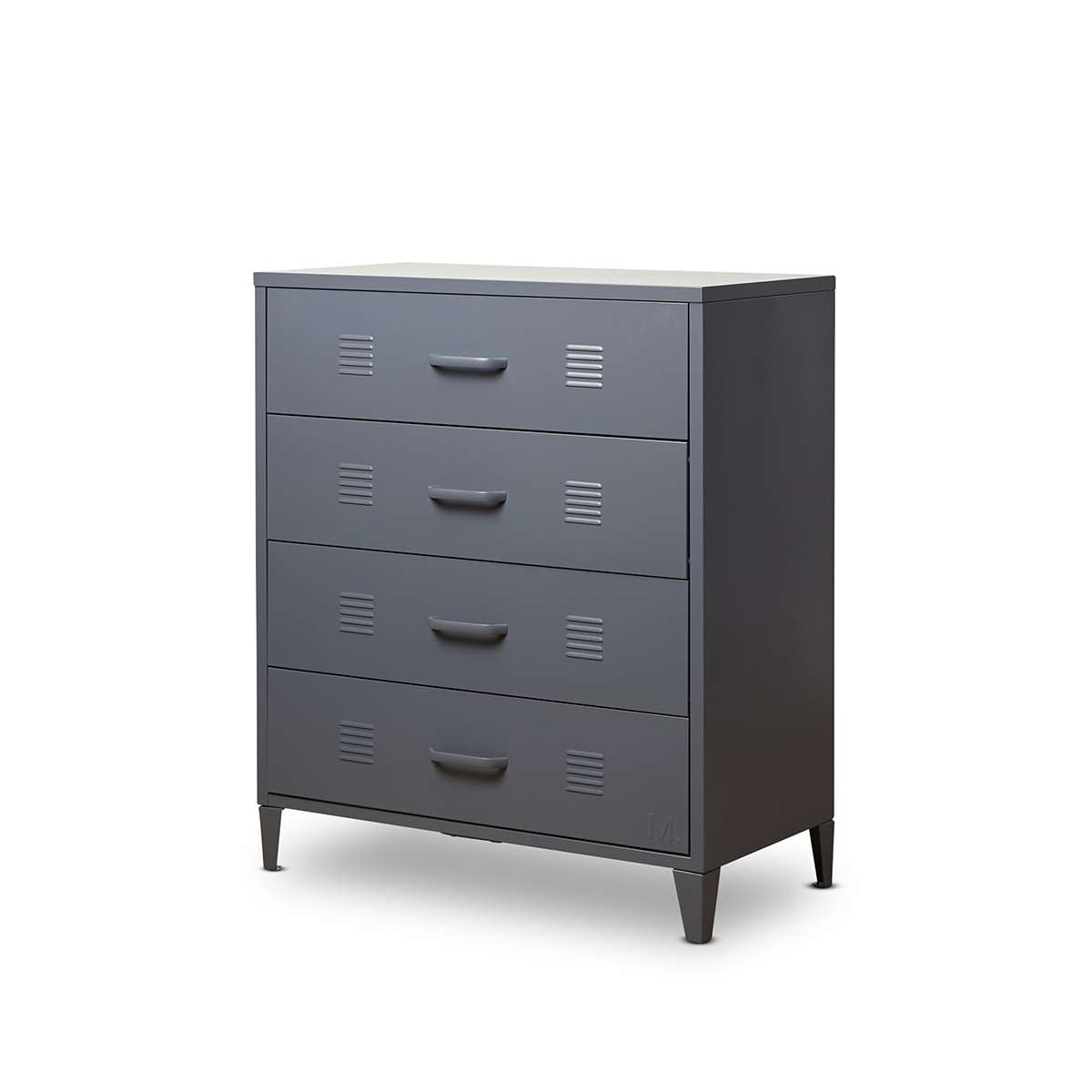 Mocka Original Four Drawer - Steele