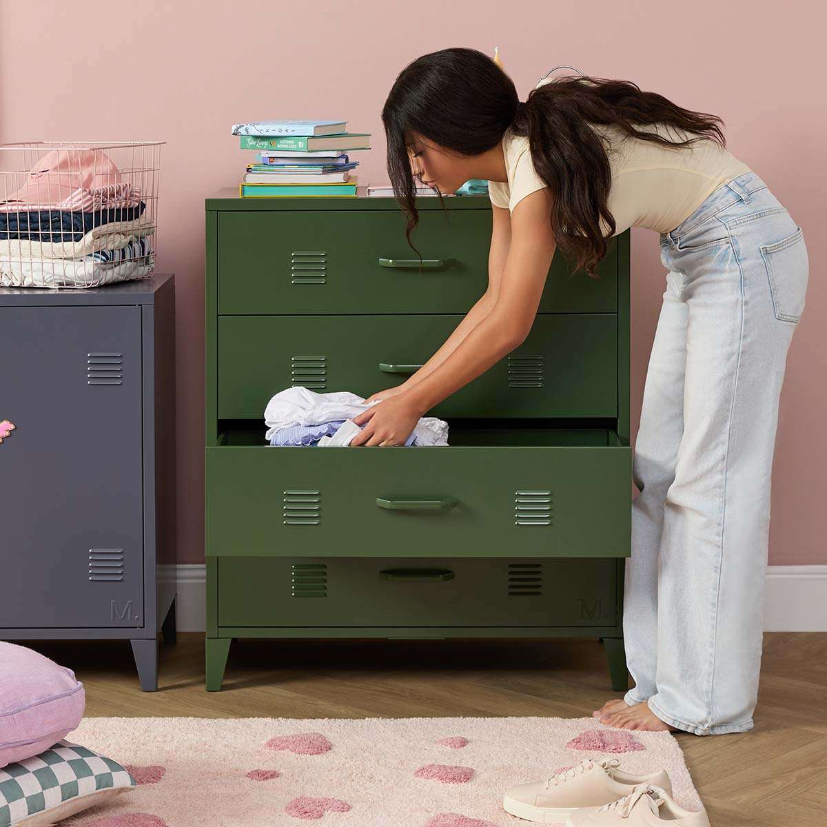 Mocka Original Four Drawer - Khaki
