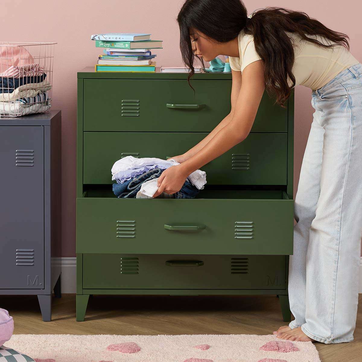Mocka Original Four Drawer - Khaki