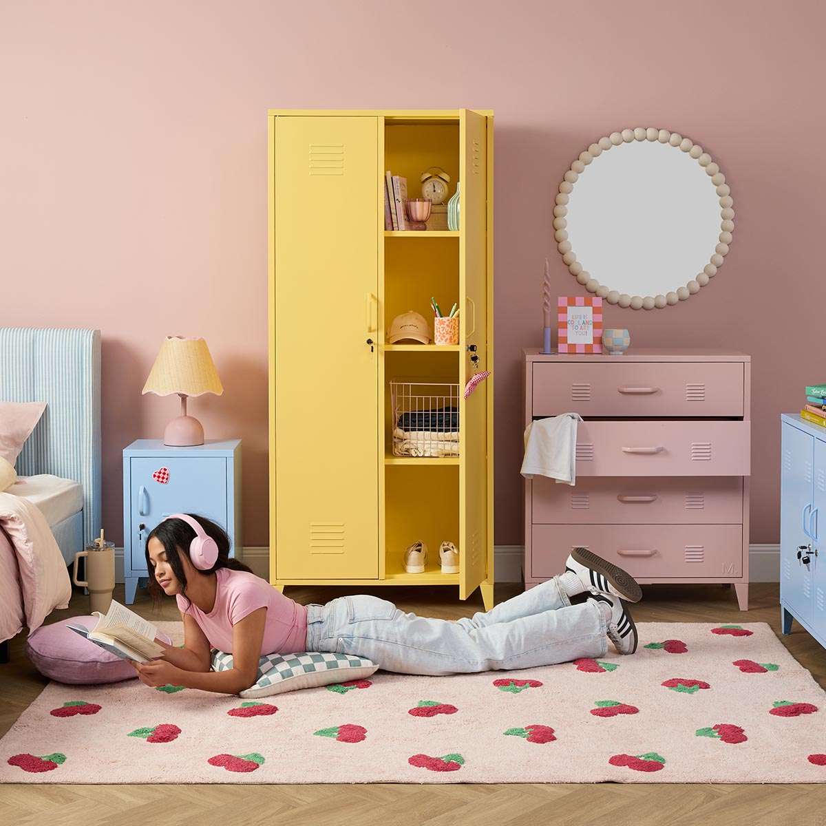 Mocka Original Four Drawer - Pink