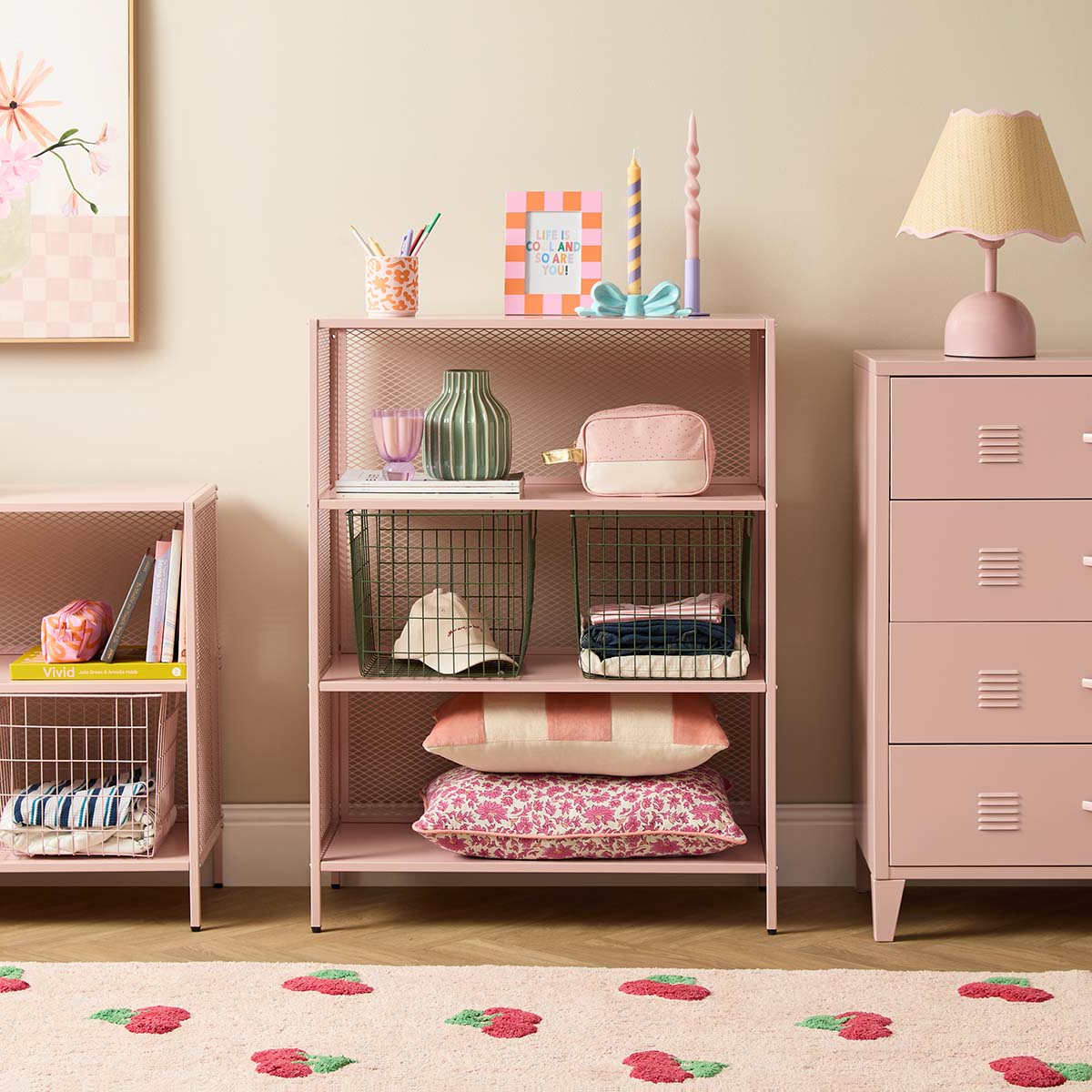 Mocka Original Tall Storage - Pink | Compact Storage Mocka