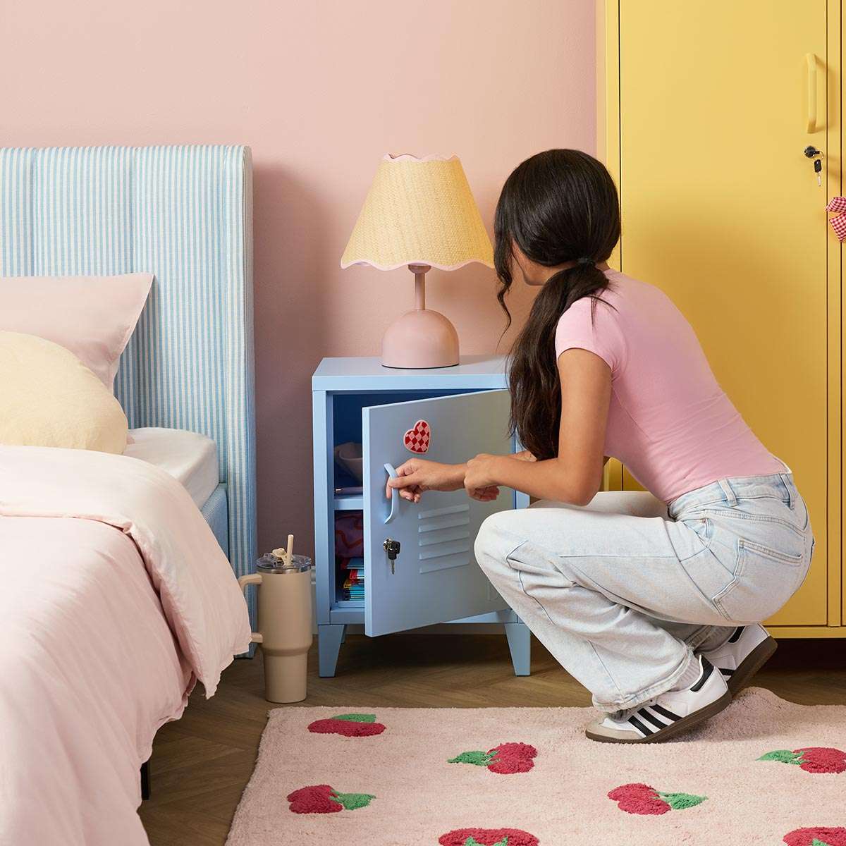 Mocka Original Locker Bedside - Powder Blue