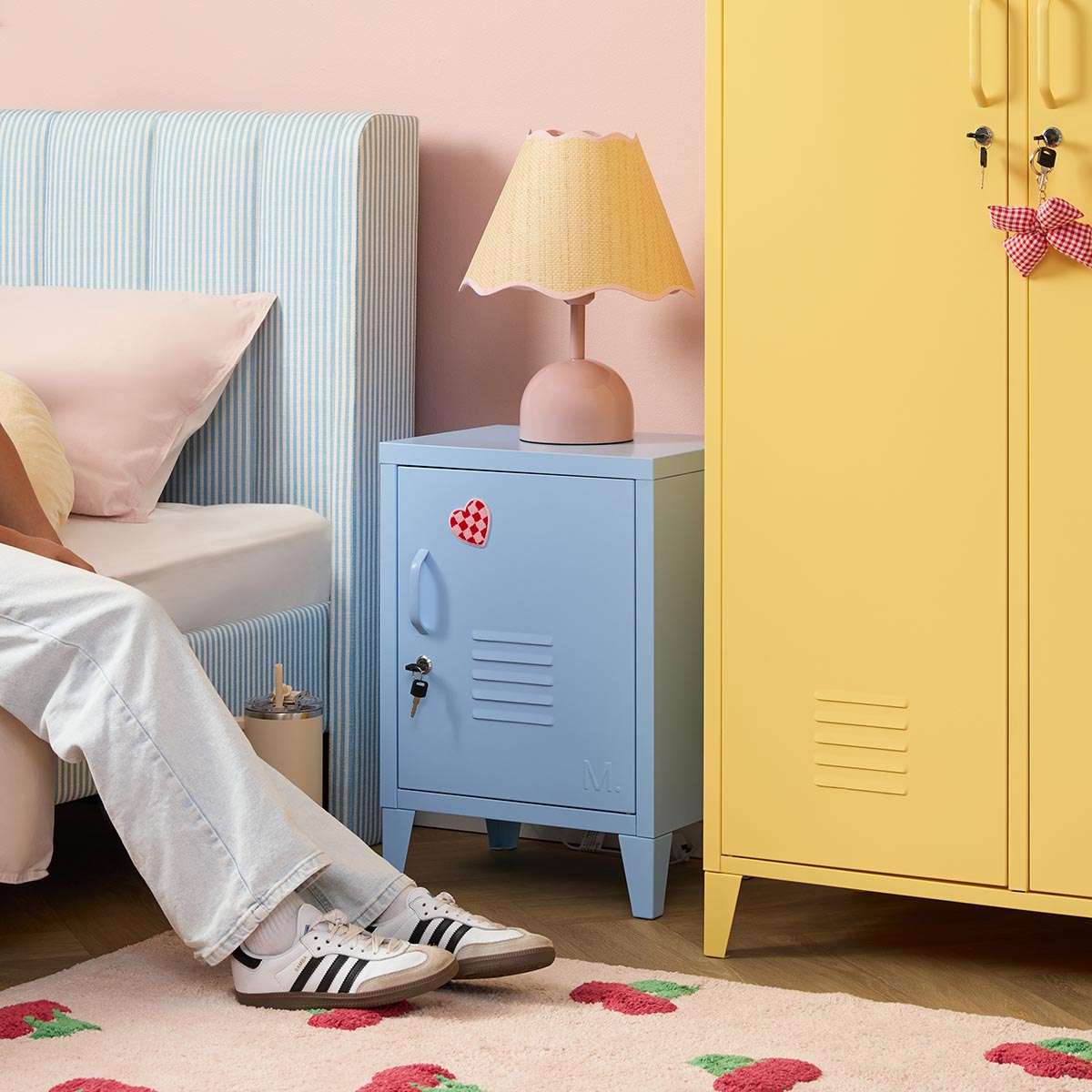 Mocka Original Locker Bedside - Powder Blue