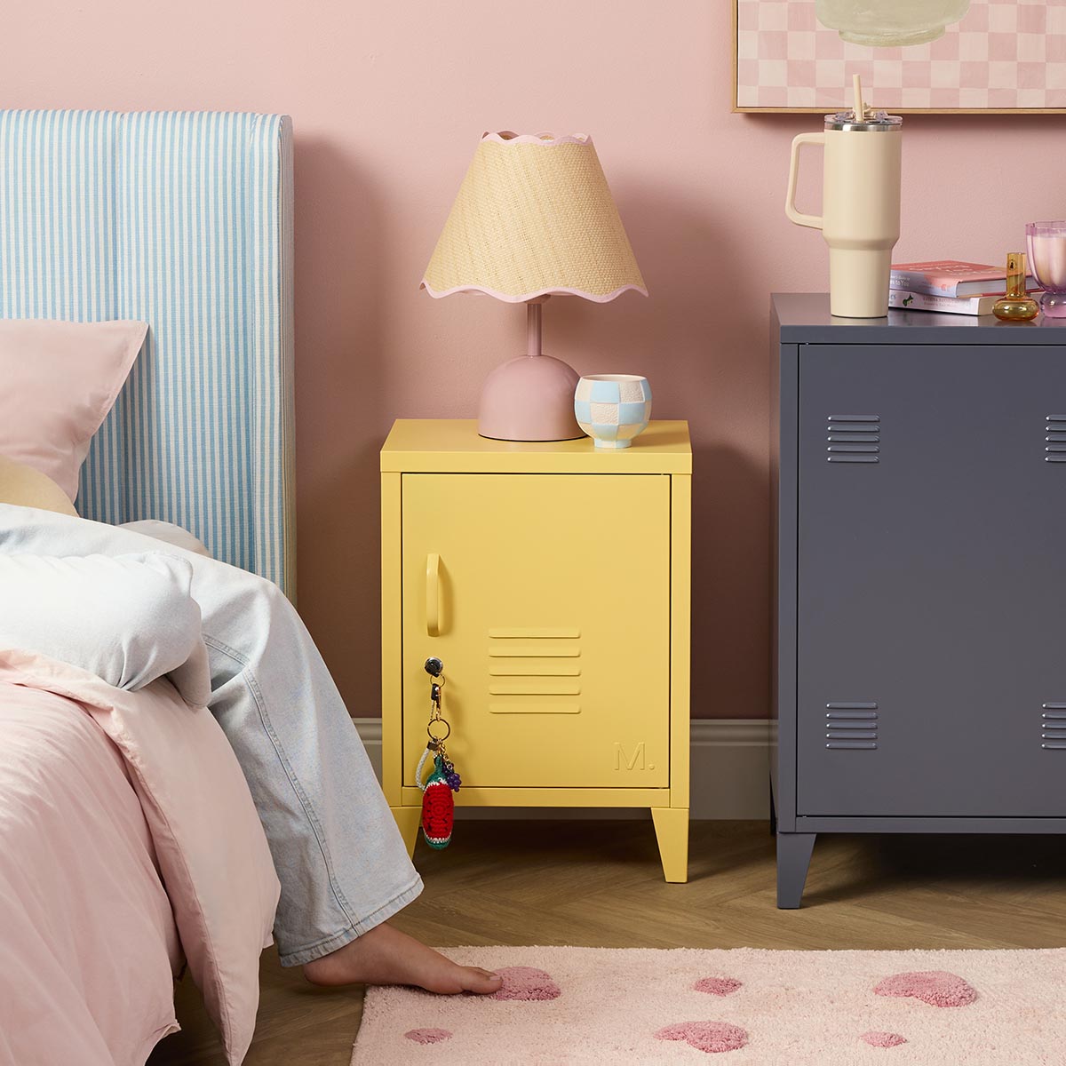Mocka Original Locker Bedside - Yellow