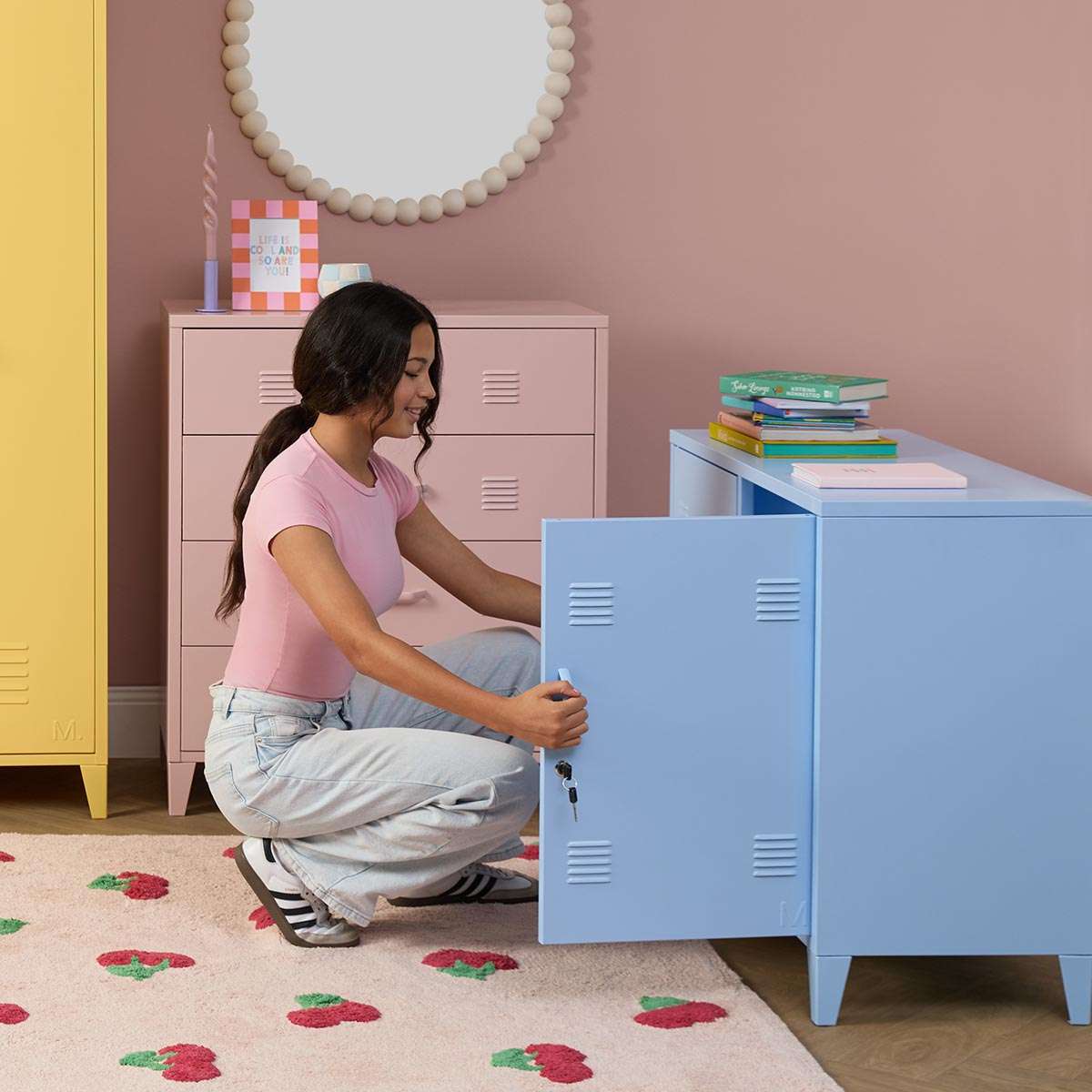 Mocka Original Locker Cabinet - Powder Blue