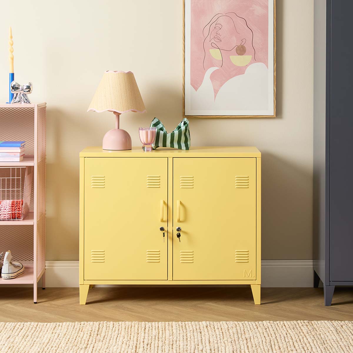 Mocka Original Locker Cabinet - Yellow