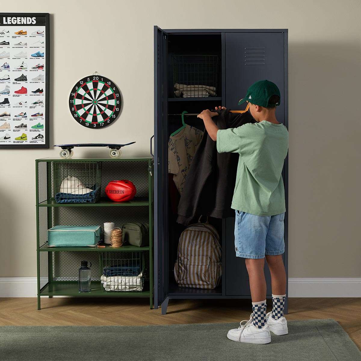Mocka Original Locker Wardrobe - Steele