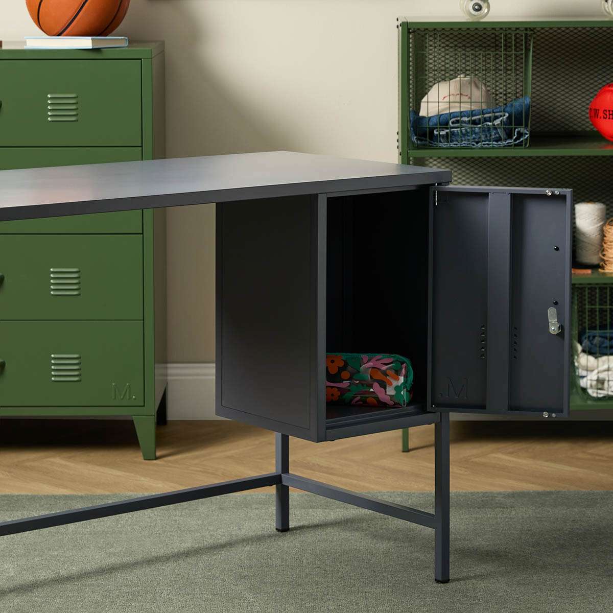 Mocka Original Locker Desk - Steele