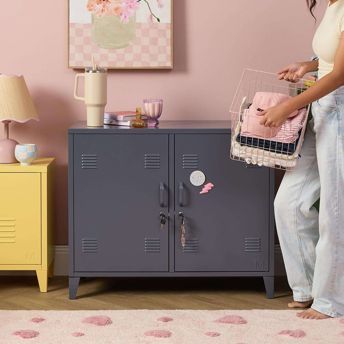 Mocka Original Locker Cabinet - Steele