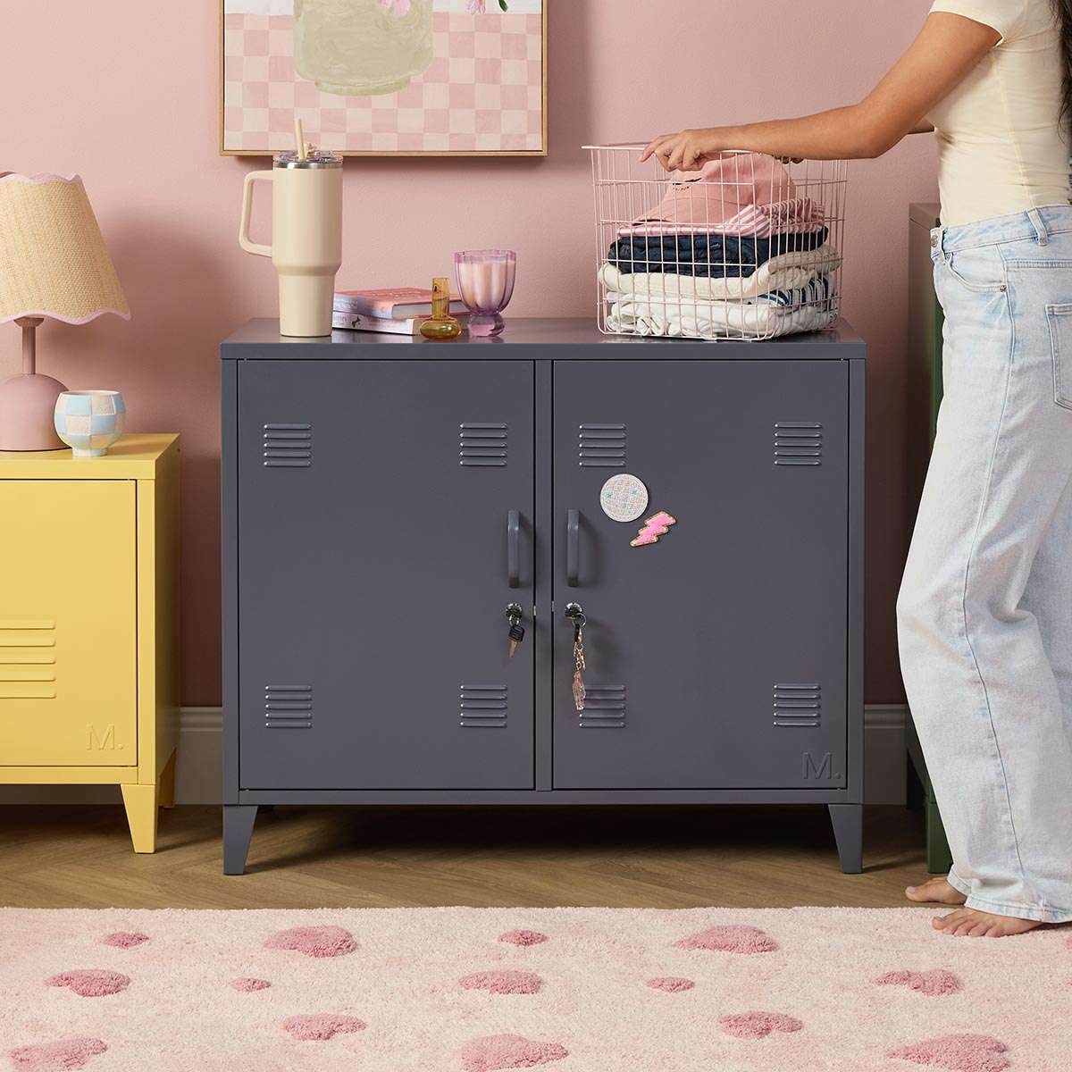 Mocka Original Locker Cabinet - Steele