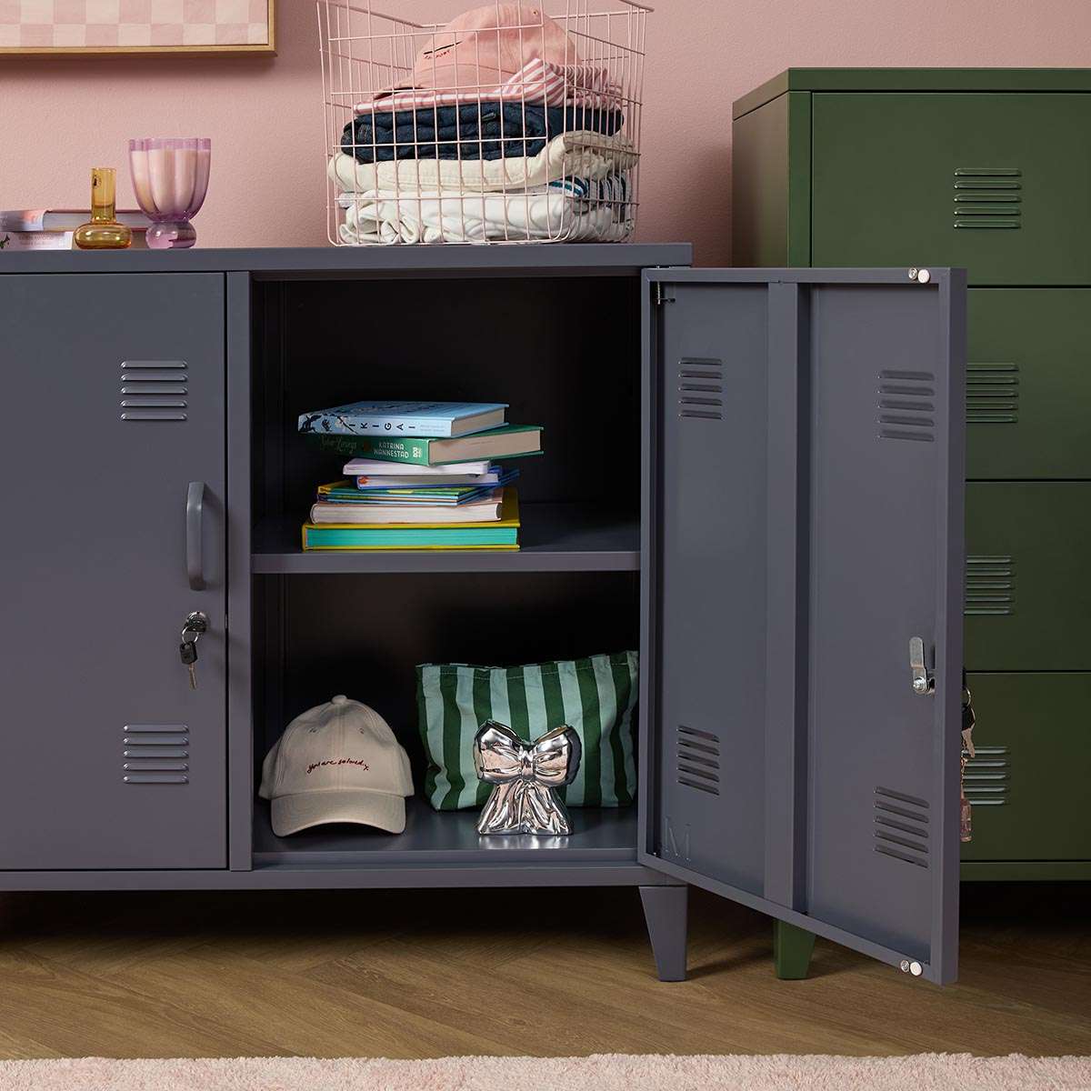 Mocka Original Locker Cabinet - Steele