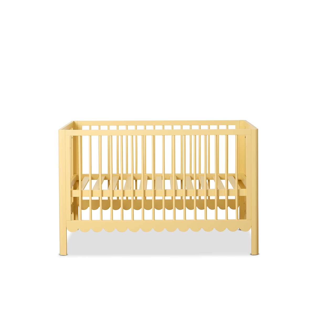 Maisie Scalloped Cot - Buttermilk