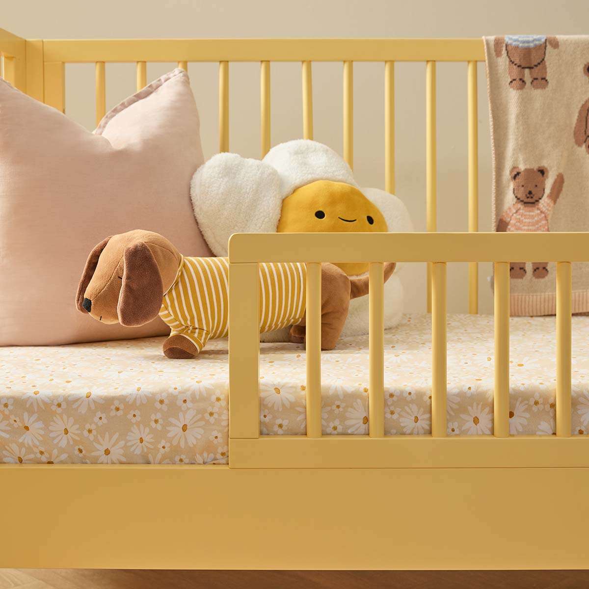 Maisie Cot Toddler Bed Half Frame - Buttermilk