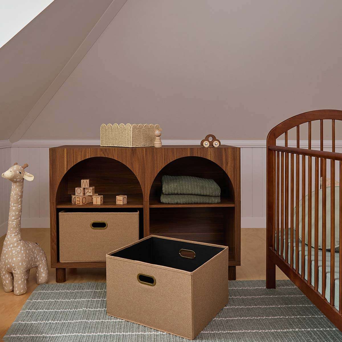 Archie Change Table with Removable Top - Hazelnut