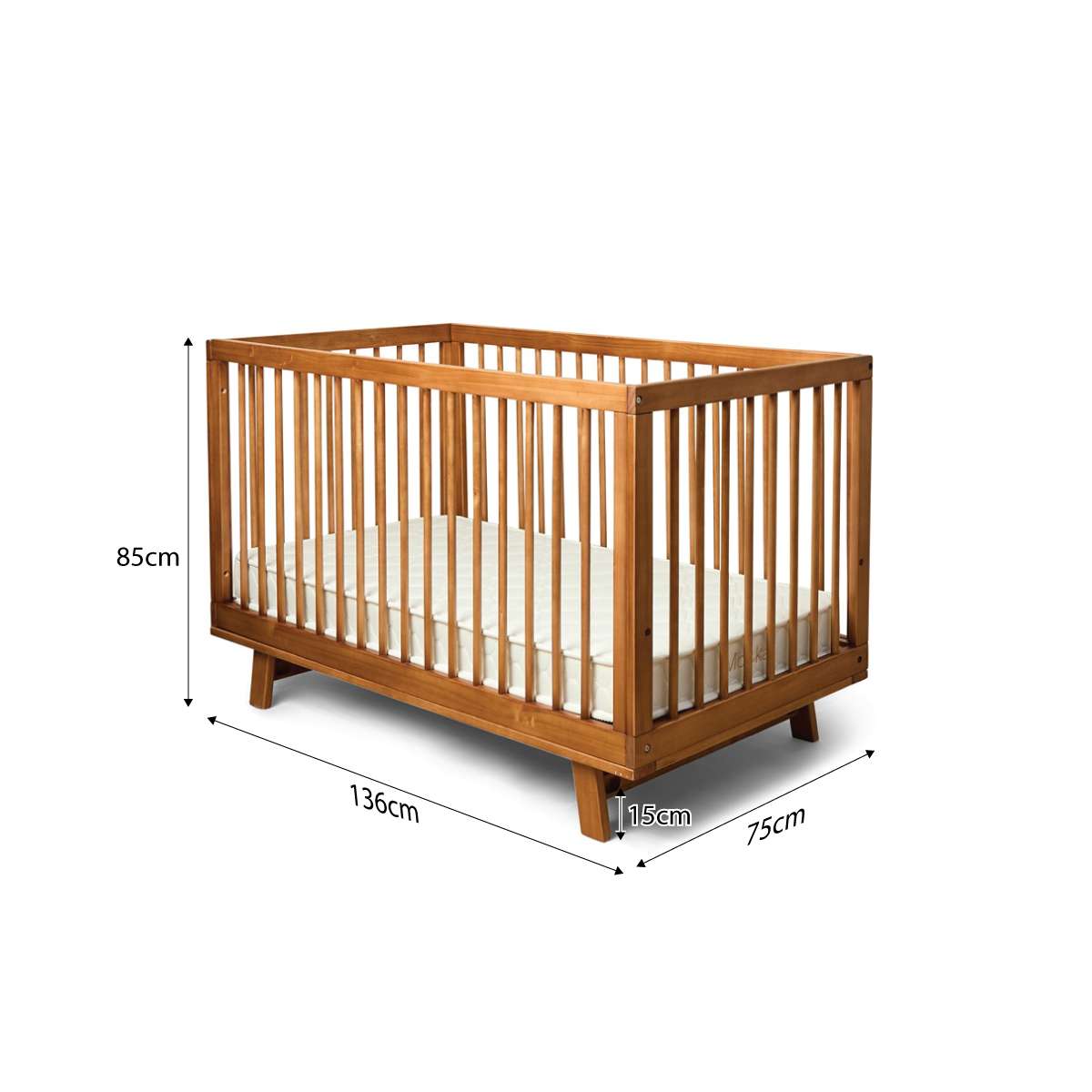 Aspen Hazelnut Six Piece Nursery Set