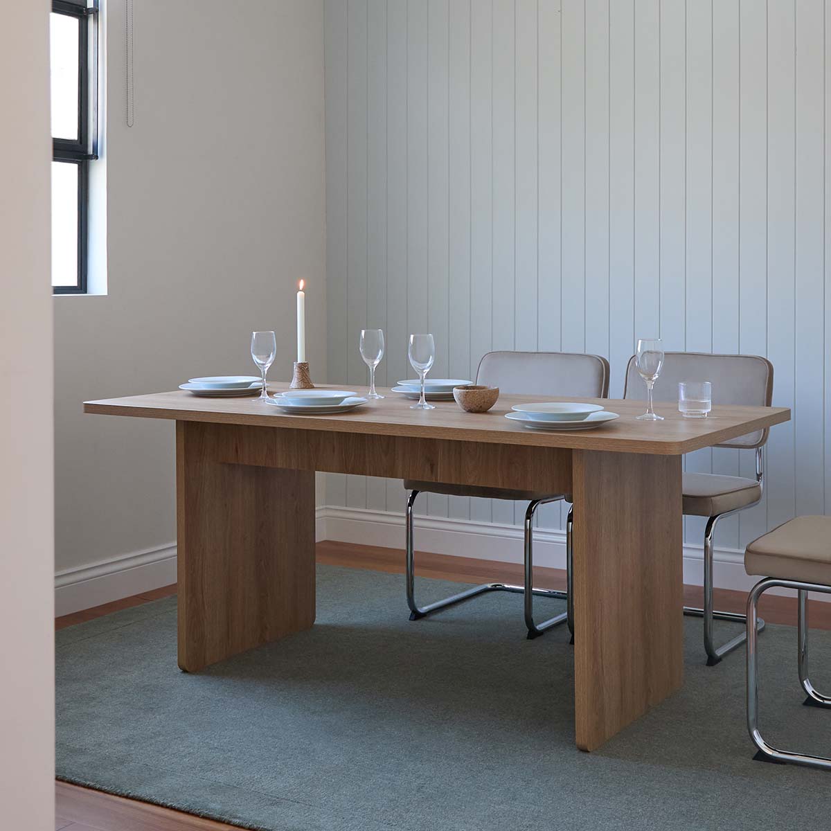 Montana Four Seater Dining Table - Natural