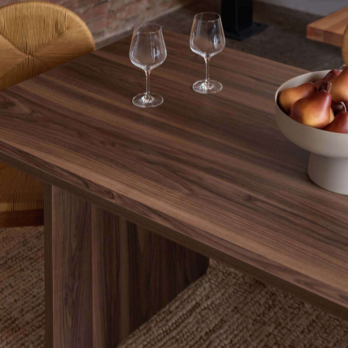 Montana Four Seater Dining Table - Walnut
