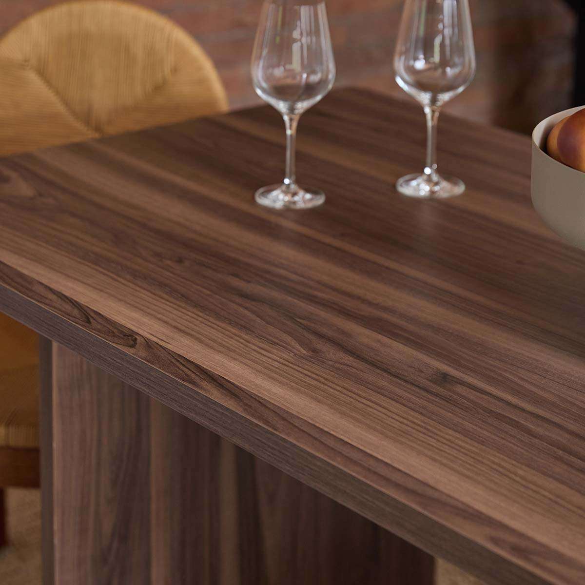 Montana Four Seater Dining Table - Walnut