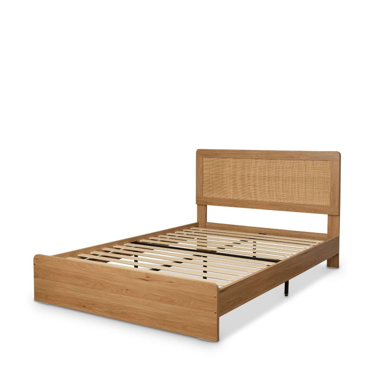 Noosa Rattan Queen Bed - Natural