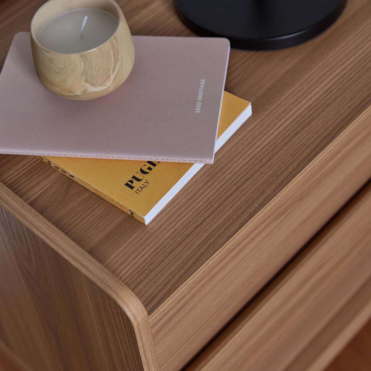 Copenhagen Bedside Table - Almond