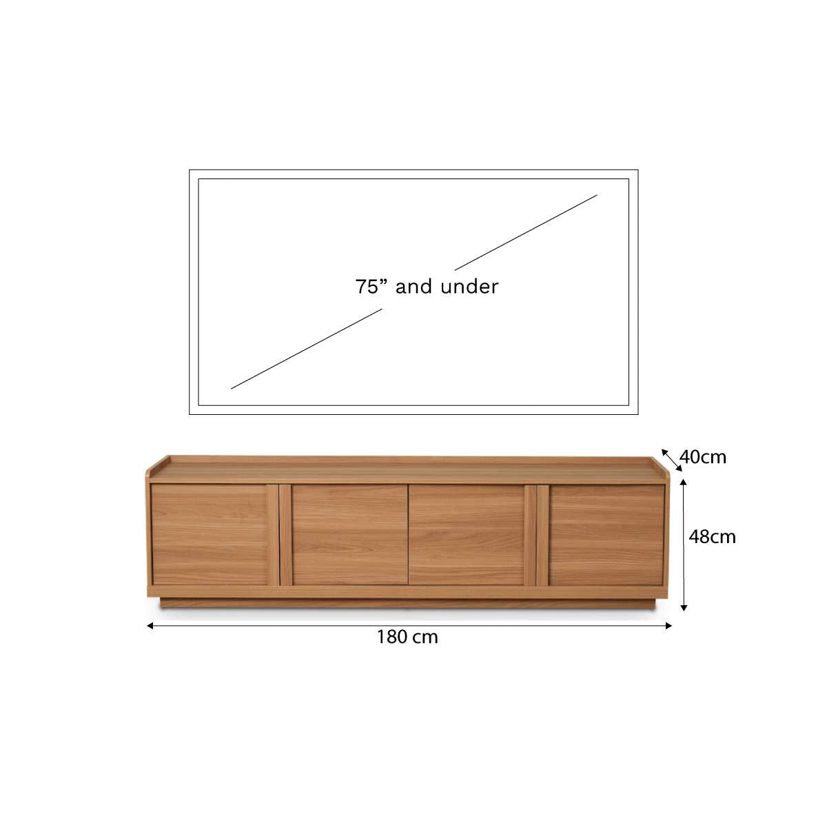 Copenhagen Entertainment Unit - Almond