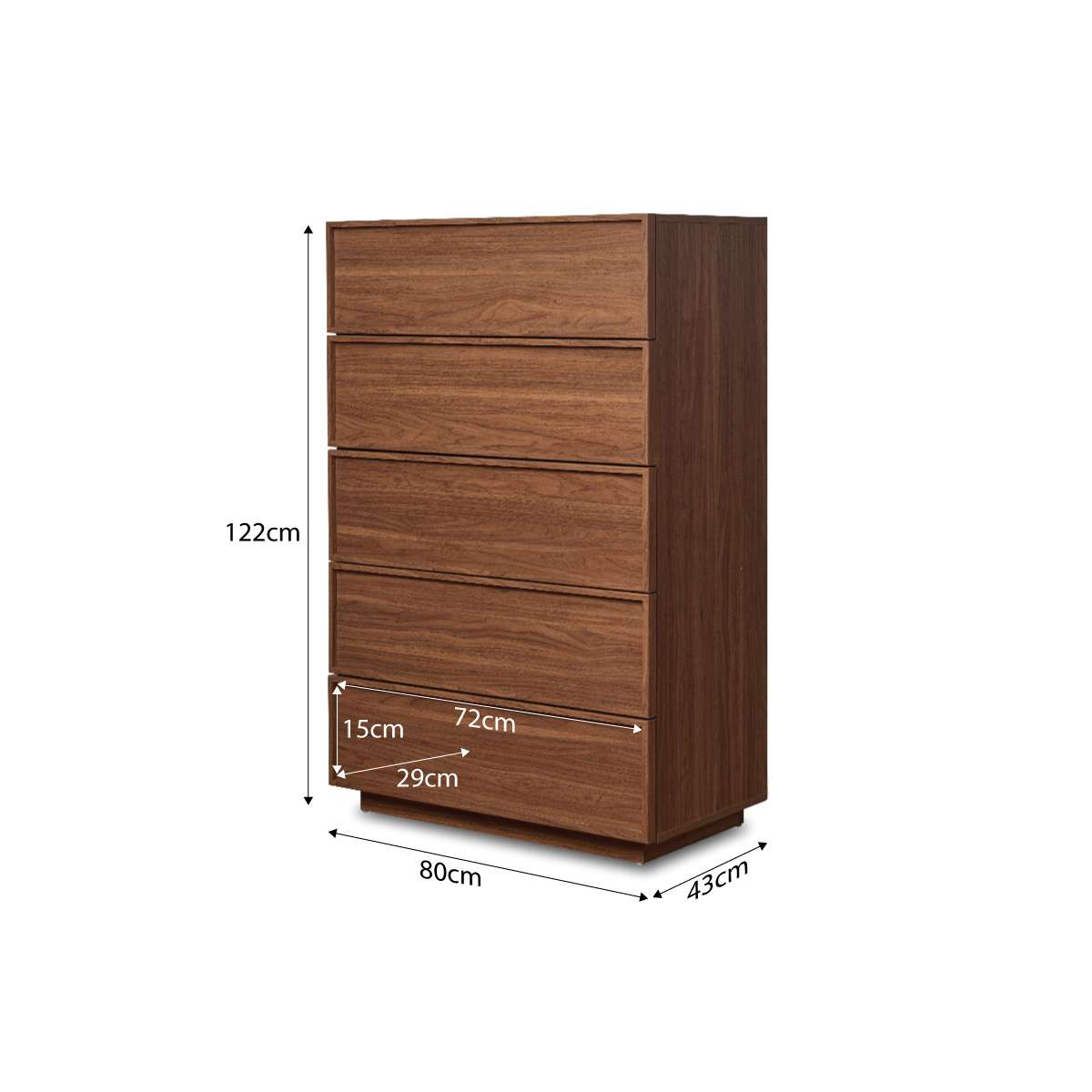 Osaka Tallboy - Walnut
