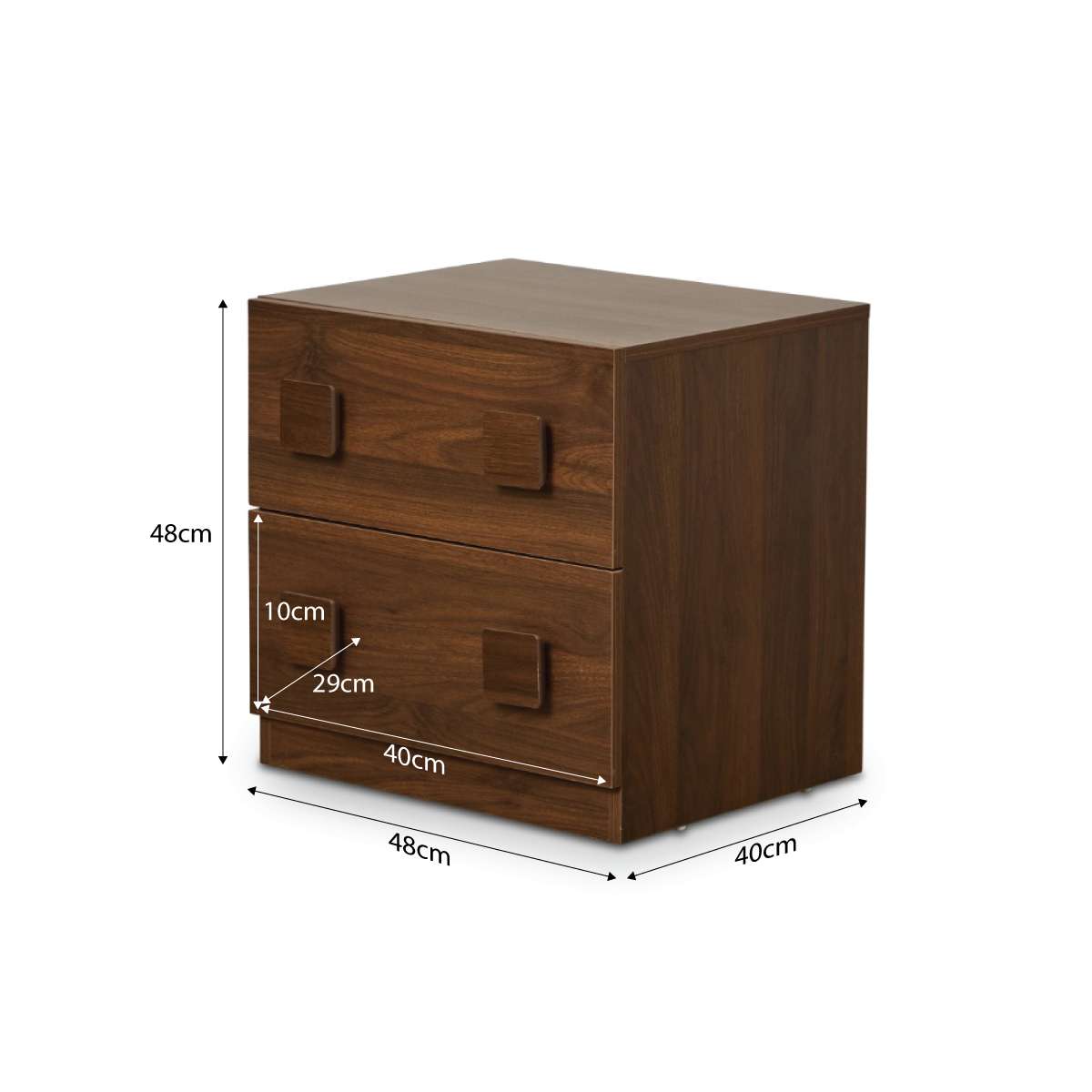 Kei Bedside Table - Walnut