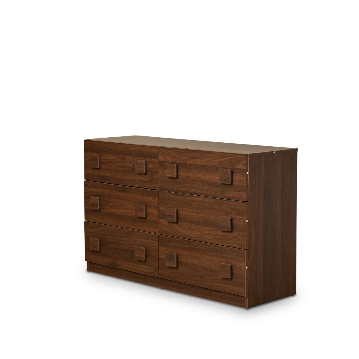 Kei Six Drawer - Walnut