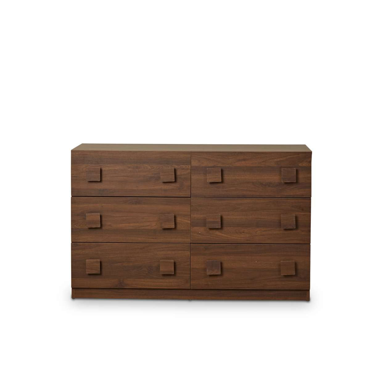 Kei Six Drawer - Walnut