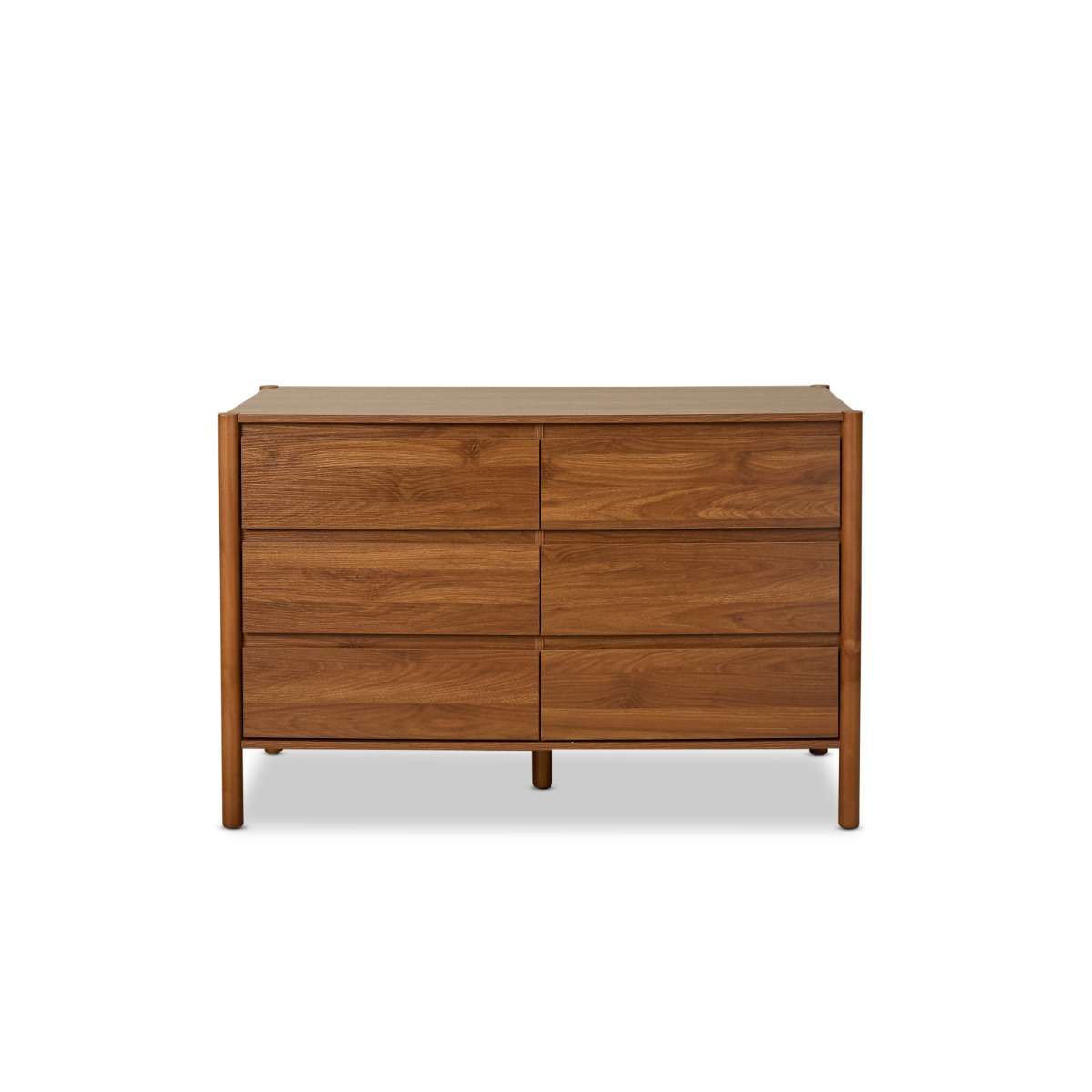 Blair Six Drawer – Walnut | Mocka