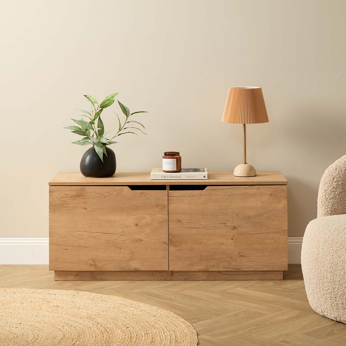 Zack Small Entertainment Unit - Natural