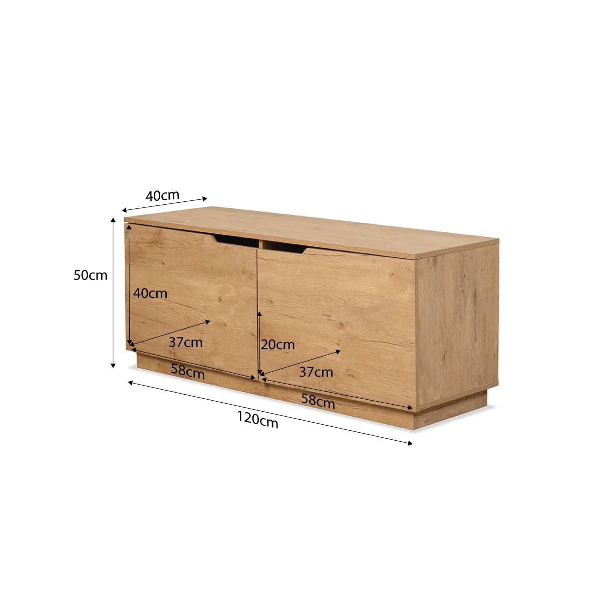 Zack Small Entertainment Unit - Natural