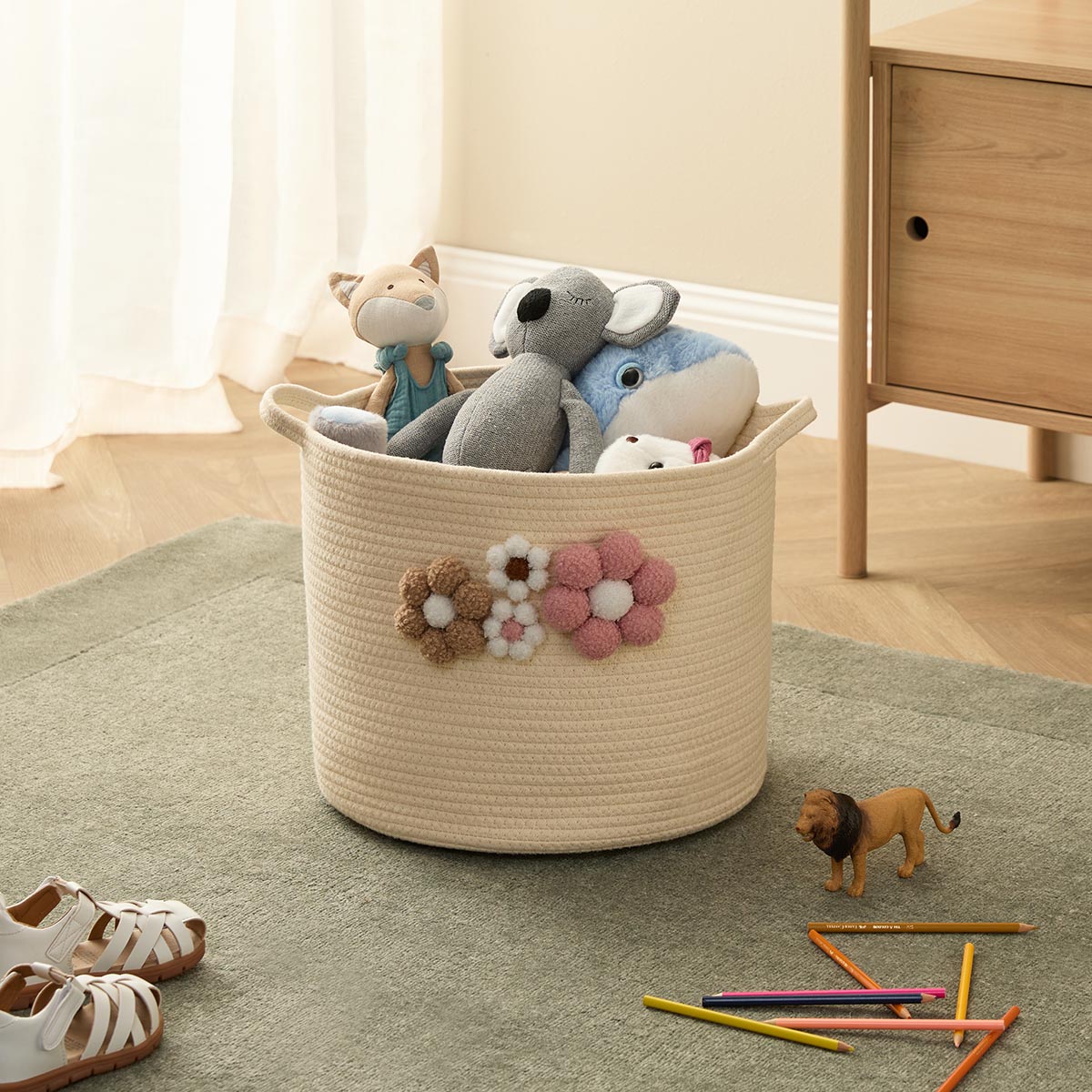 Daisy Rope Basket