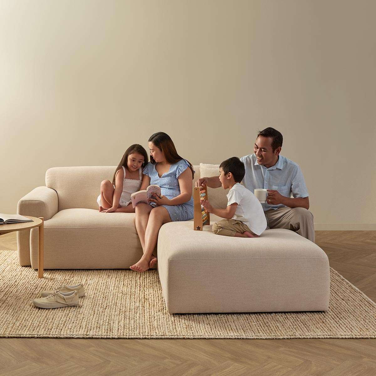 Dylan Large Ottoman - Natural