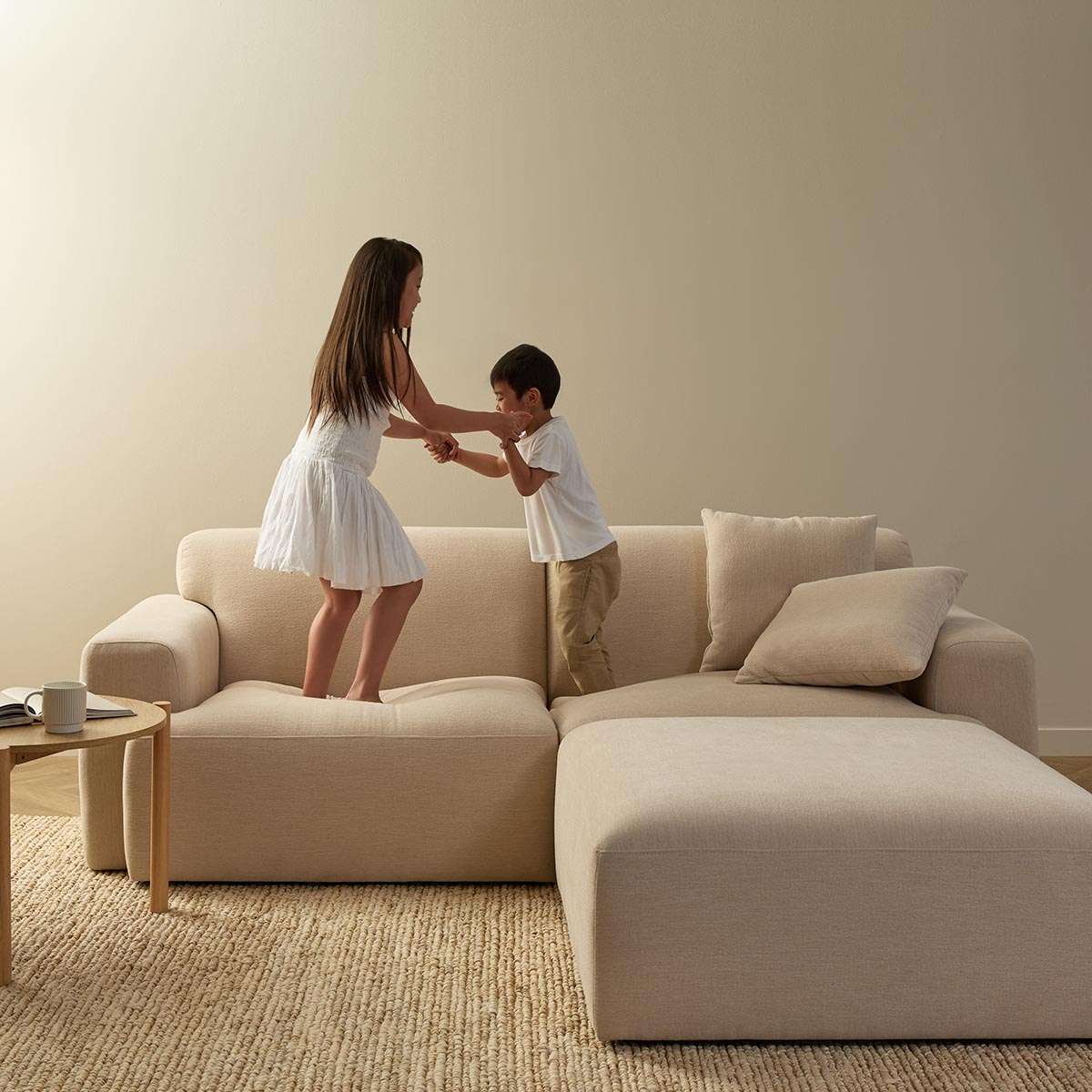 Dylan Large Ottoman - Natural