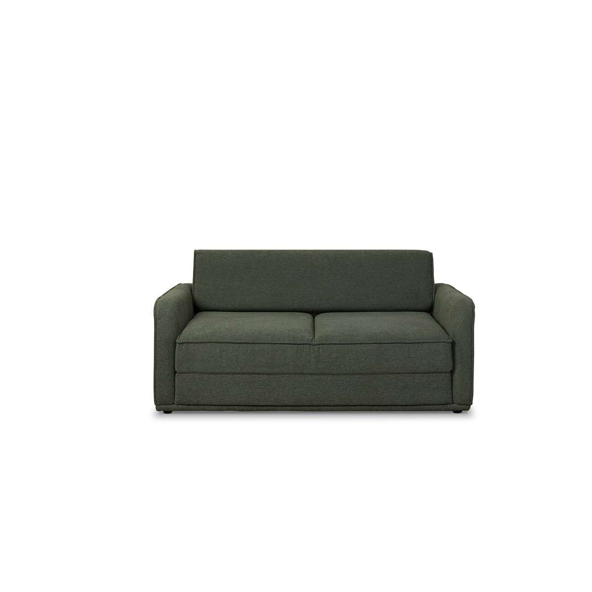Tobie 2 Seater Sofa Bed - Dark Green