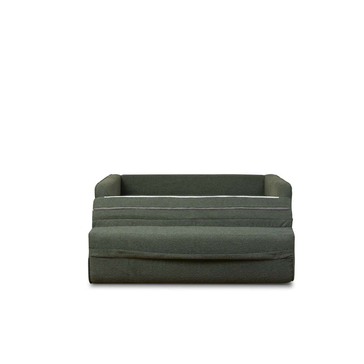 Tobie 2 Seater Sofa Bed - Dark Green