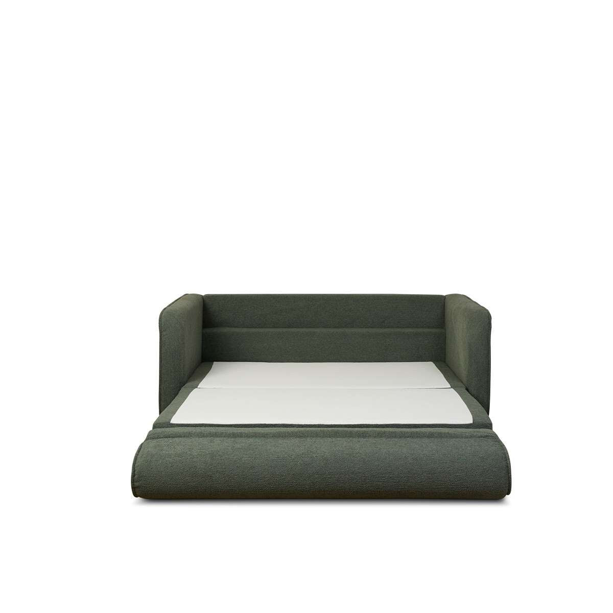 Tobie 2 Seater Sofa Bed - Dark Green
