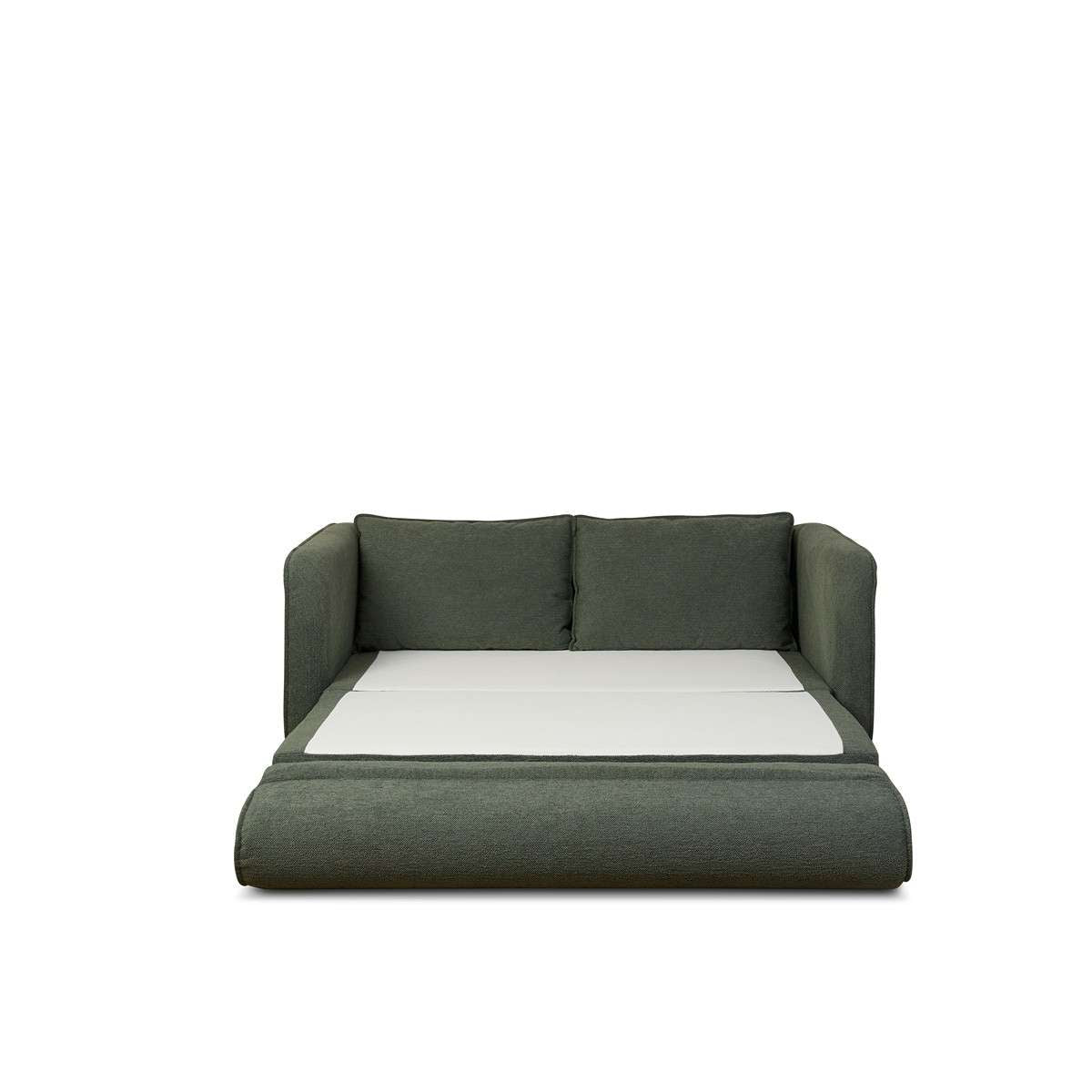 Tobie 2 Seater Sofa Bed - Dark Green