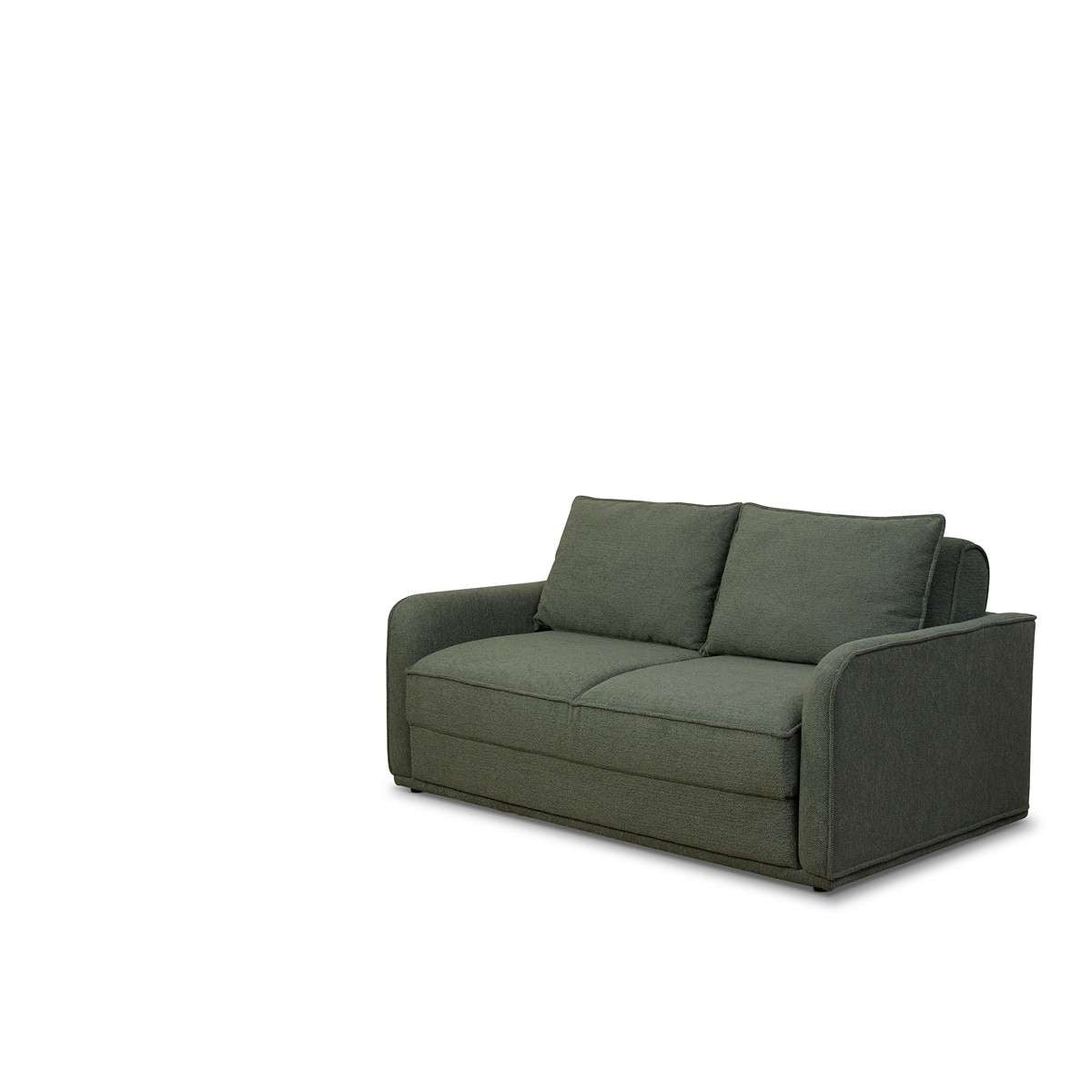 Tobie 2 Seater Sofa Bed - Dark Green
