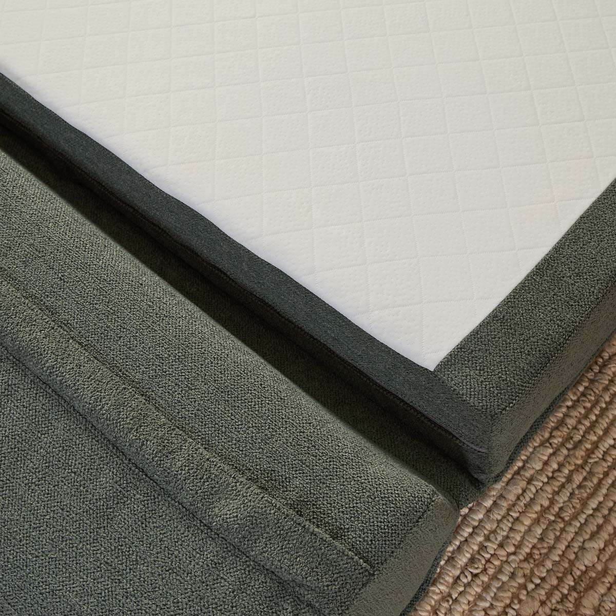 Tobie 2 Seater Sofa Bed - Dark Green