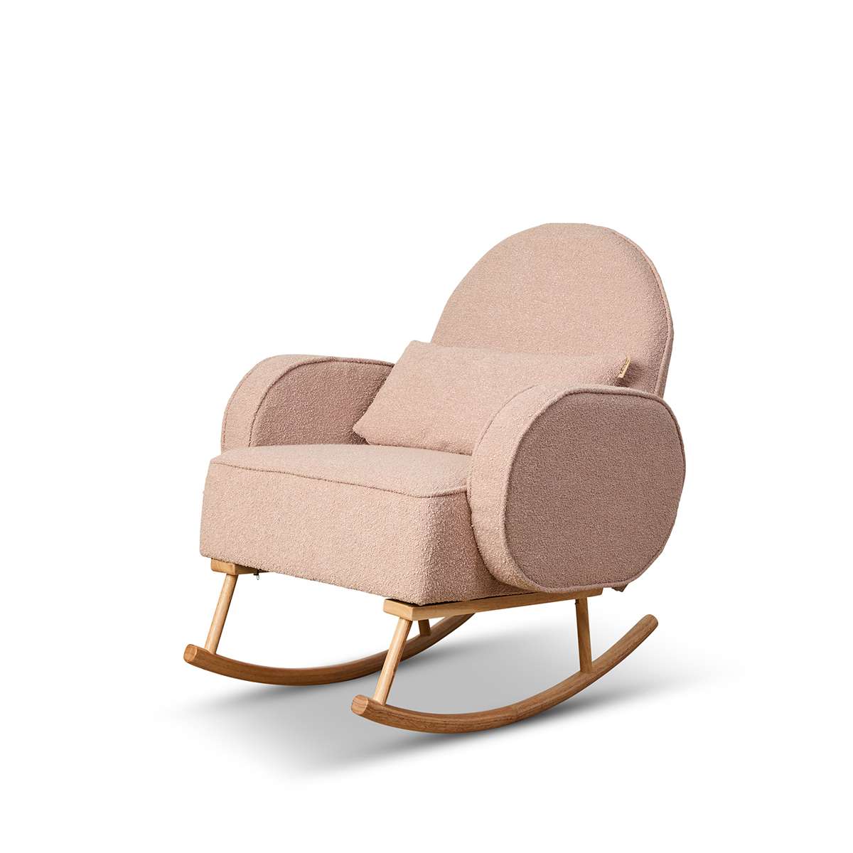 Buddy 2-in-1 Rocking Chair and Stool Bundle - Blush