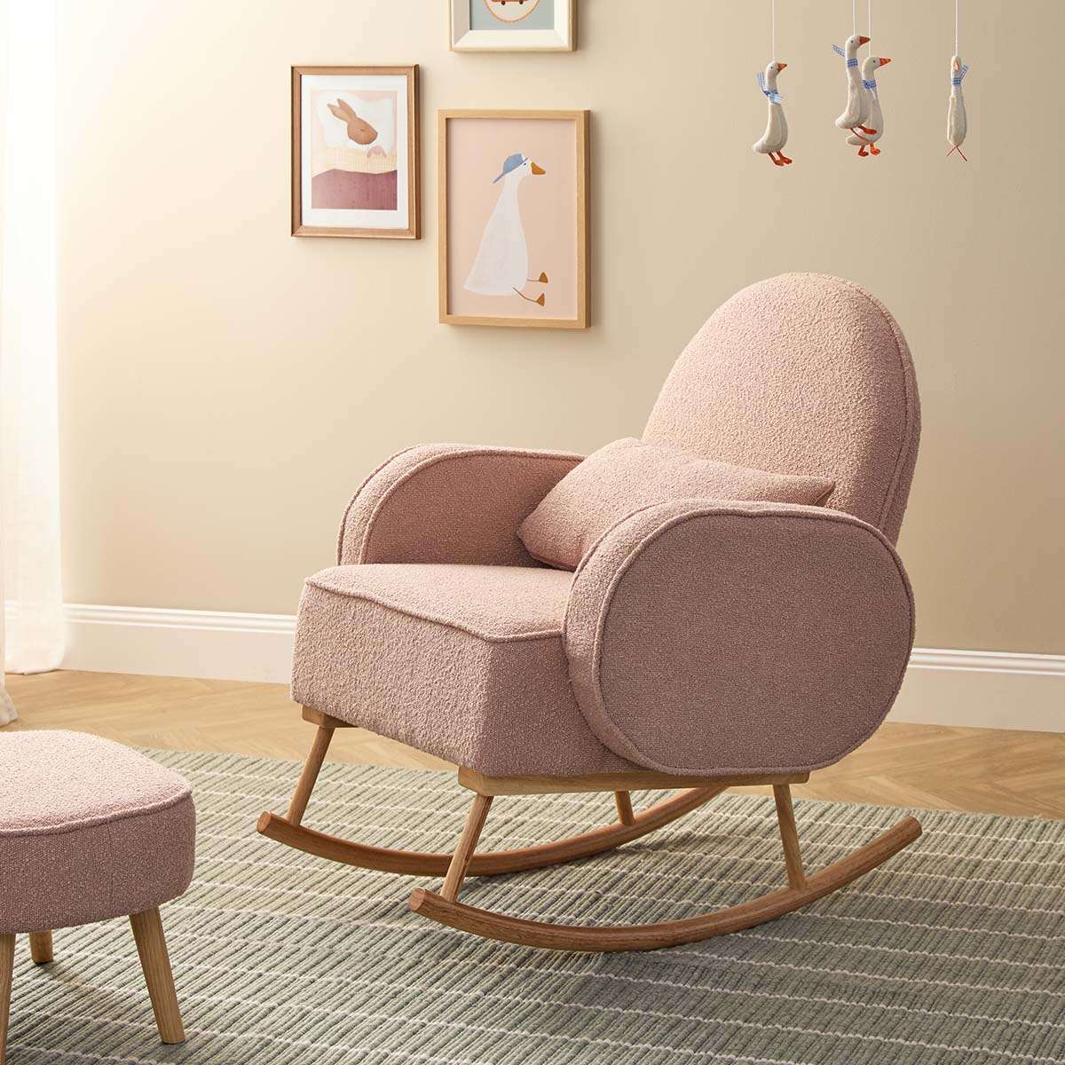 Buddy 2-in-1 Rocking Chair - Blush