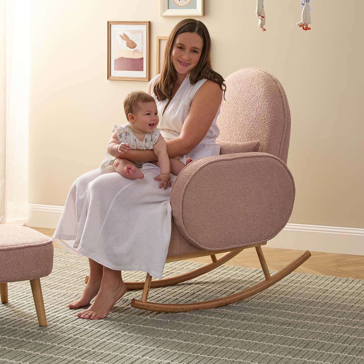 Buddy 2-in-1 Rocking Chair - Blush