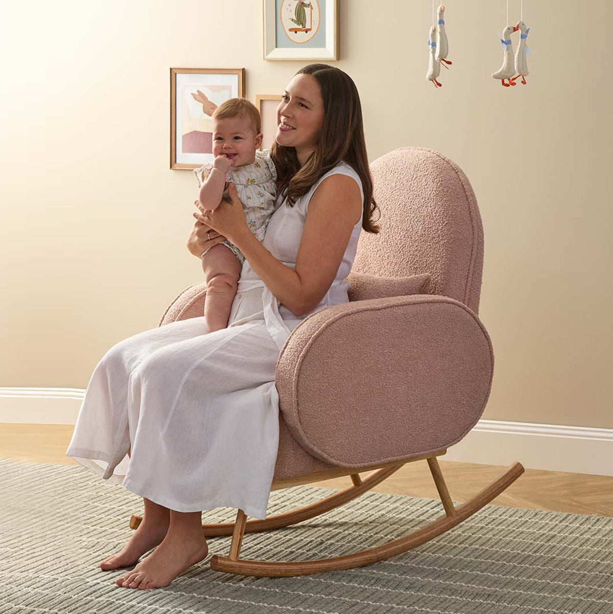 Buddy 2-in-1 Rocking Chair - Blush