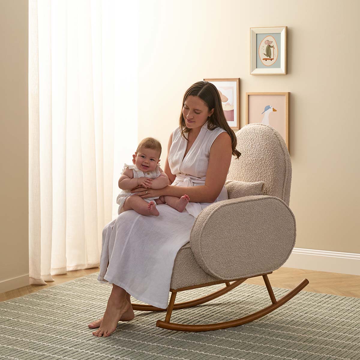 Buddy 2-in-1 Rocking Chair - Latte