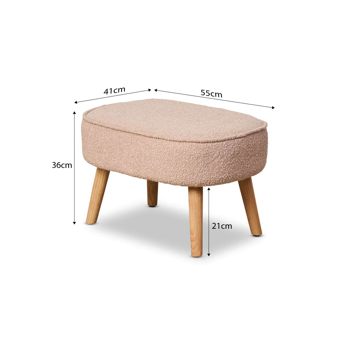 Buddy Stool - Blush